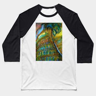 Landscape with A Palm Tree in A Sand Storm Baseball T-Shirt